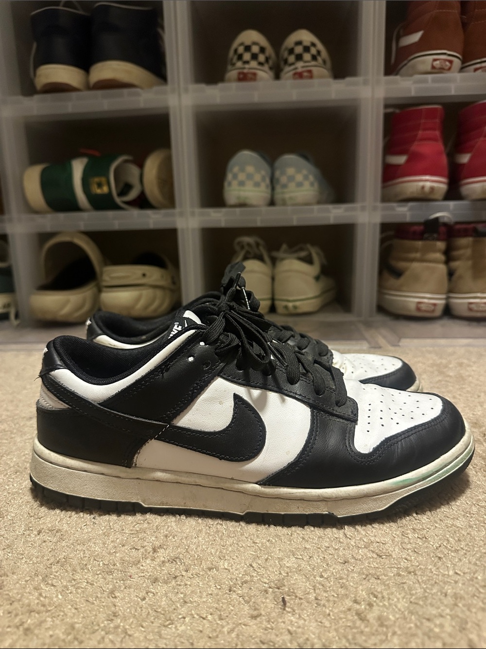 Nike Black and White Low-Top Sneakers